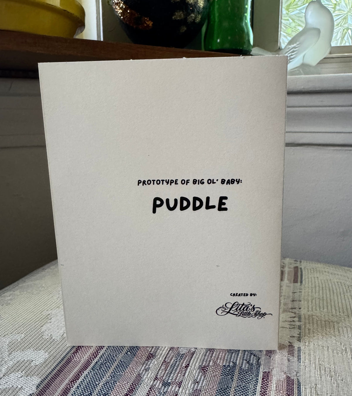 Puddle greeting card