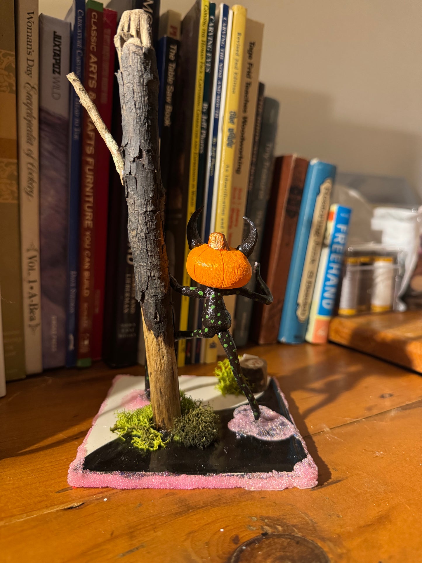 The Halloween Pumpkin Creature of the Forest