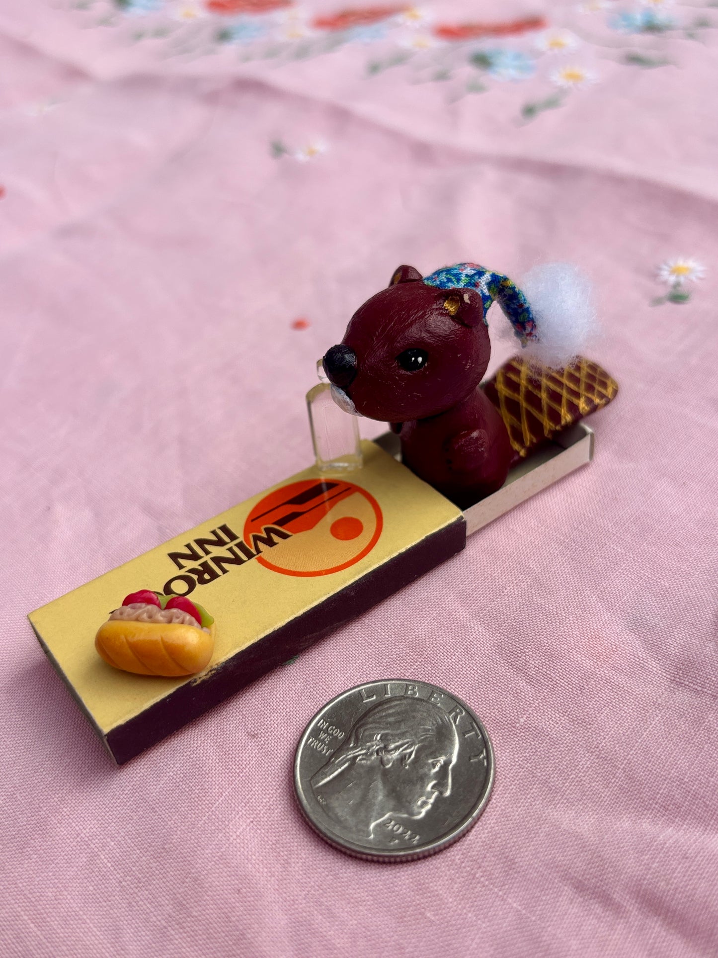 Matchbook Mini (Beaver with Poboy)