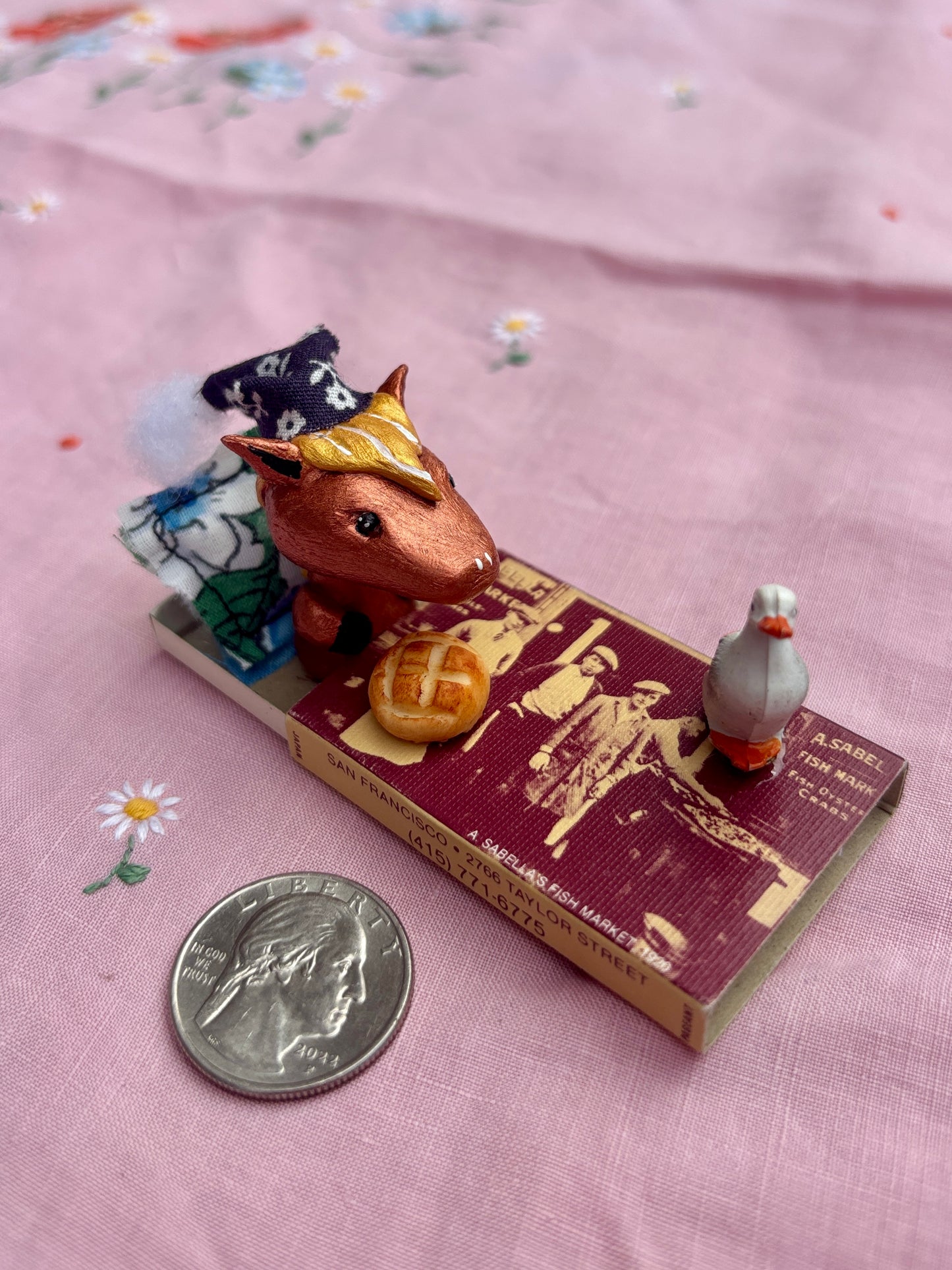 Matchbook Mini (Horse with Pigeon)