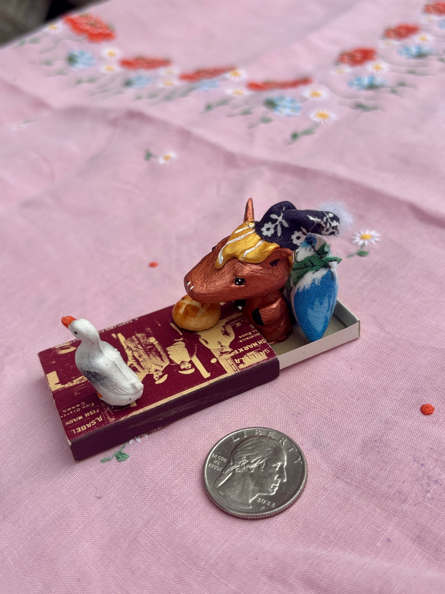 Matchbook Mini (Horse with Pigeon)