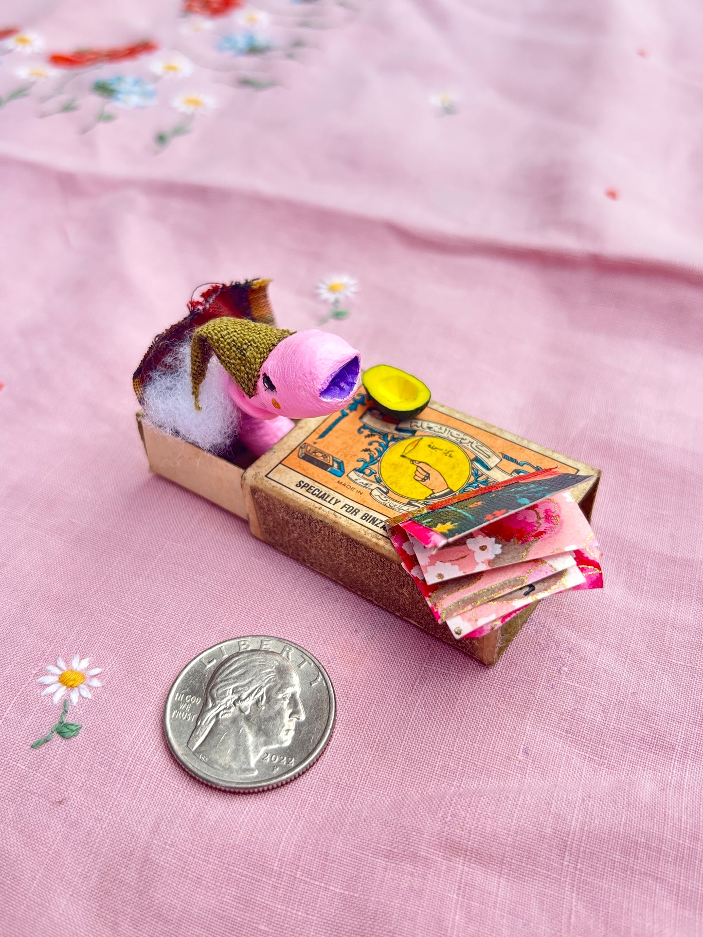 Matchbook Mini (Avocado Book Worm)