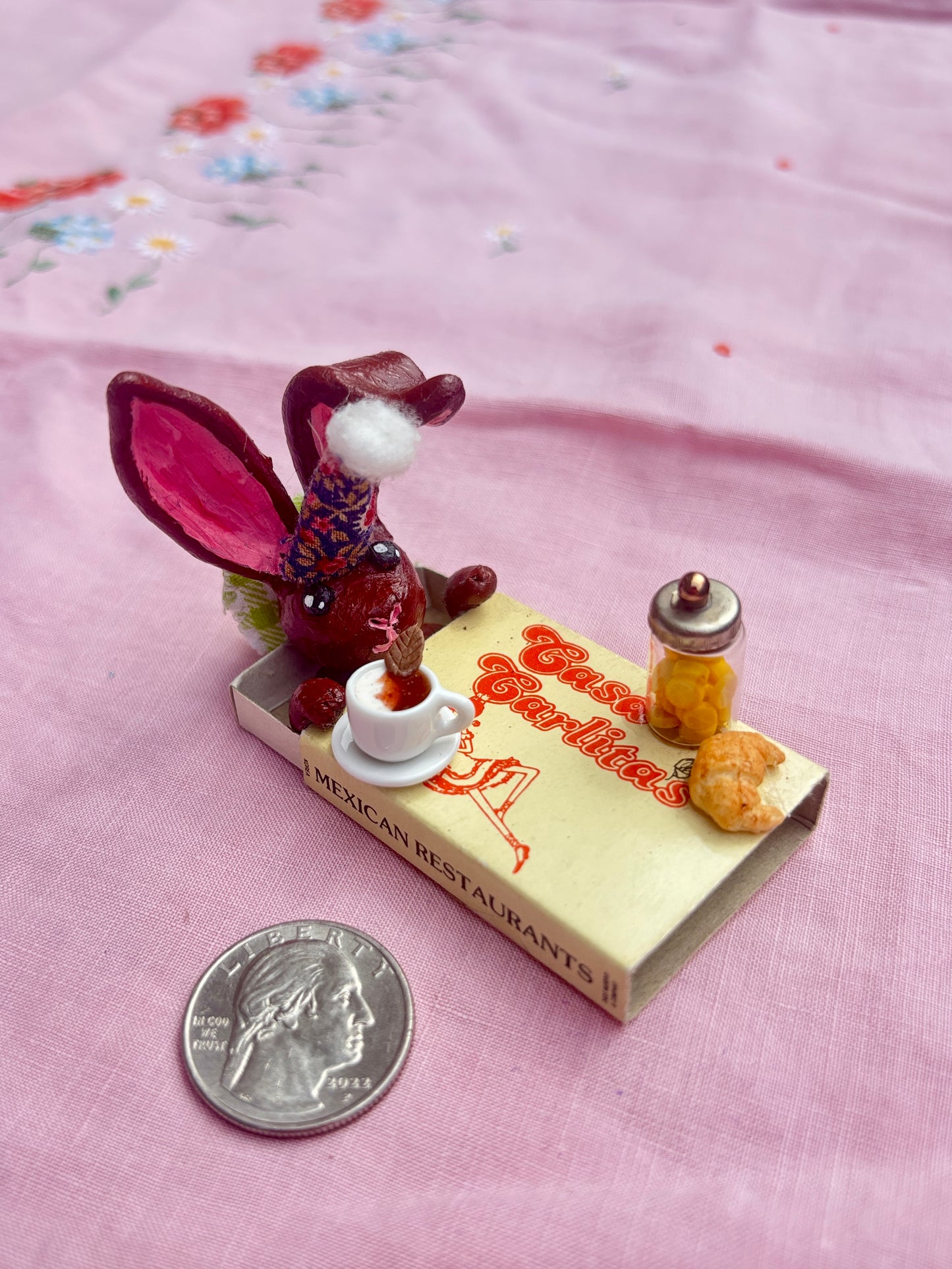 Matchbook Mini (Croissant Rabbit)
