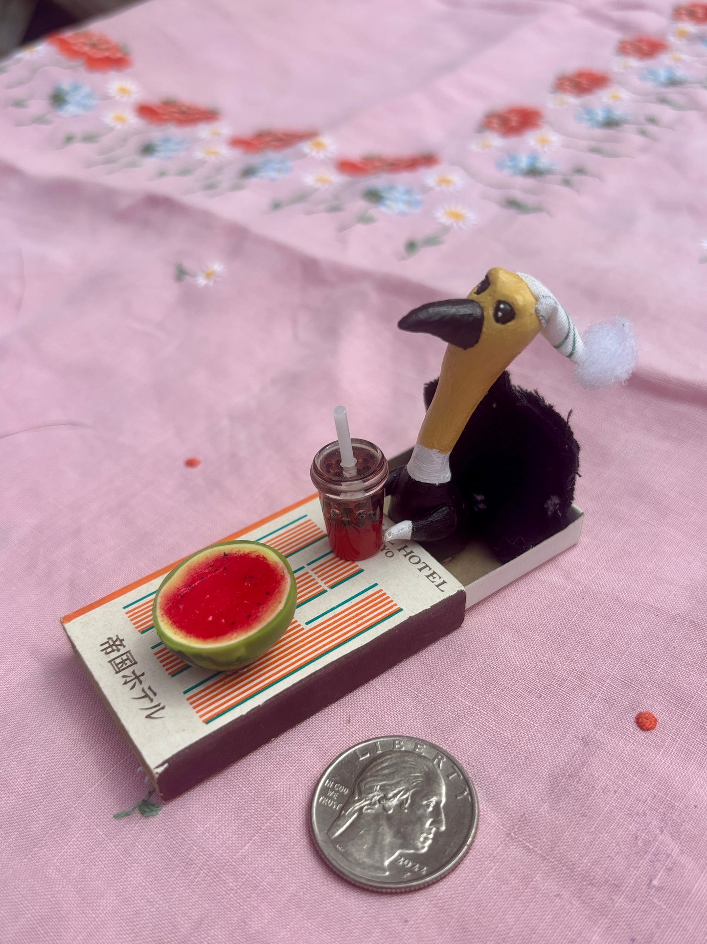 Matchbook Mini (Boba Tea Ostrich)