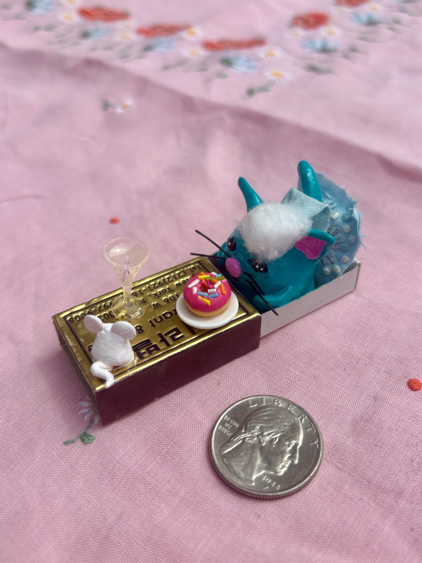 Matchbook Mini (Blue Kitty)