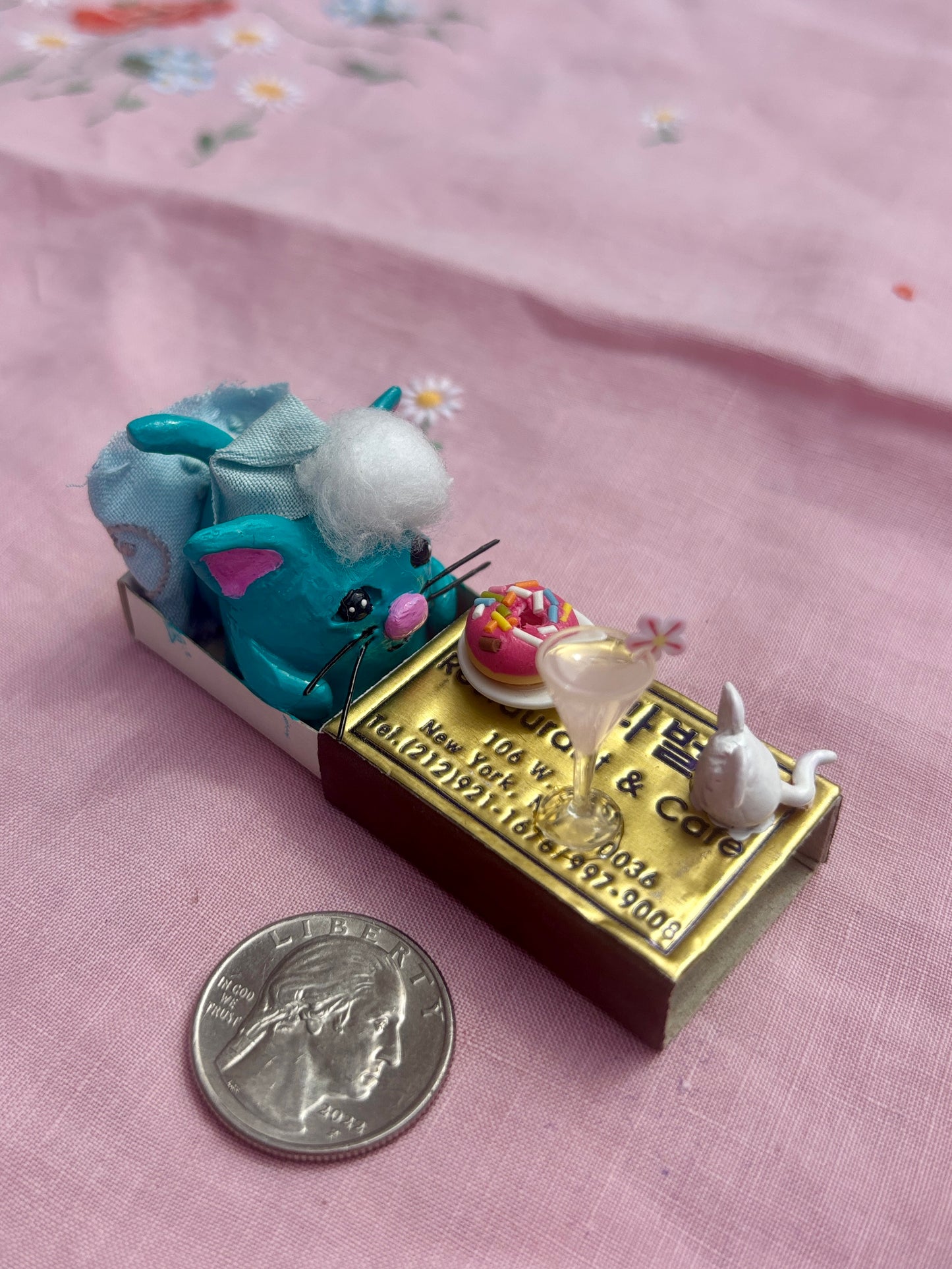 Matchbook Mini (Blue Kitty)