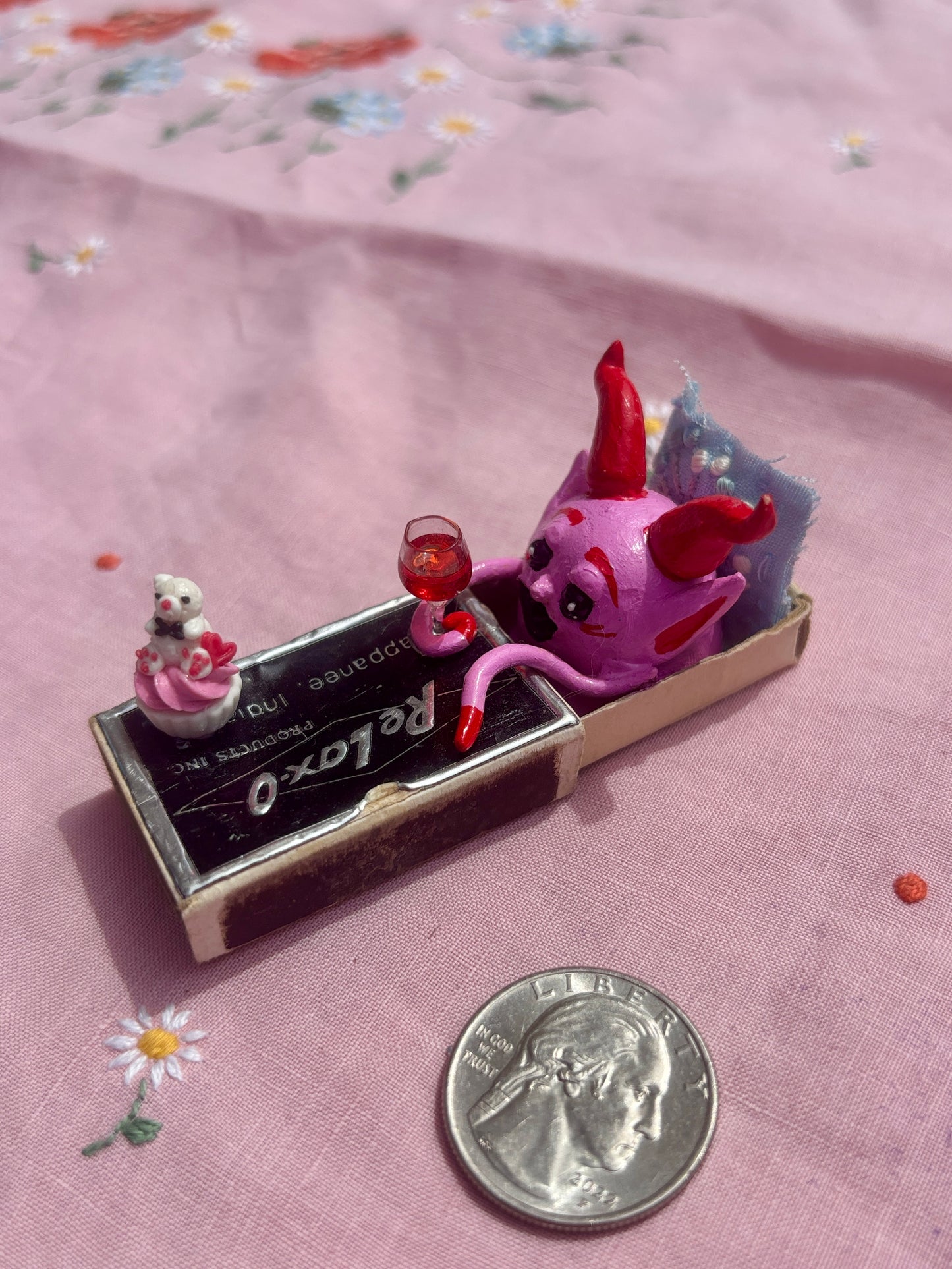 Matchbook Mini (Cupcake & Wine Devil)