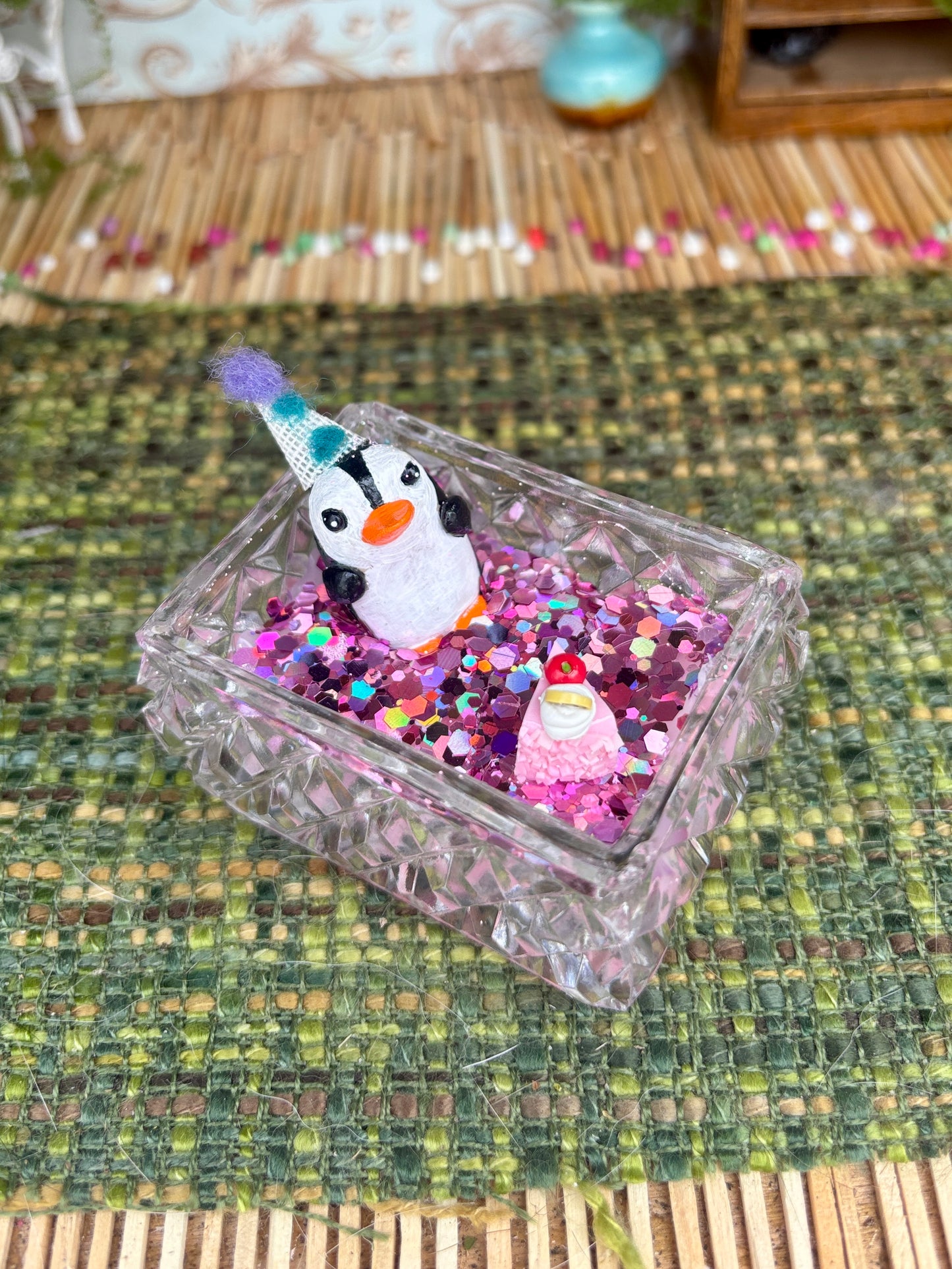 Penguin in Tub