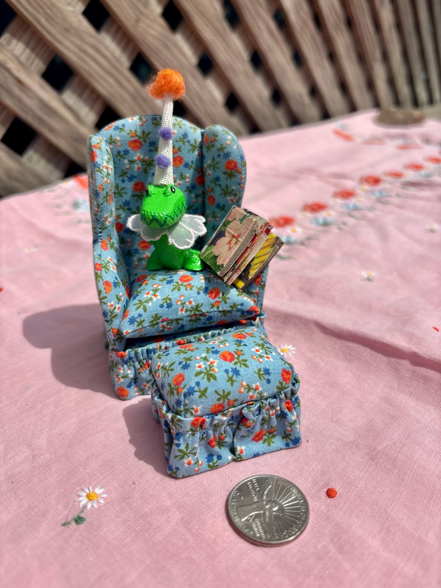 Gator in Chair