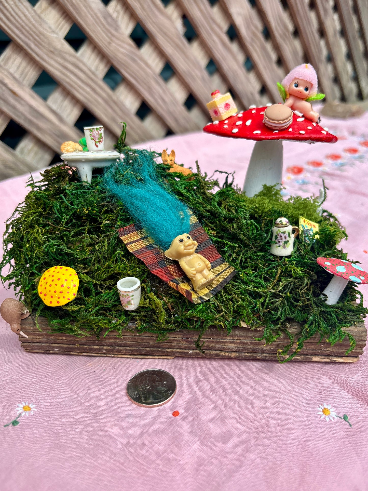 Mushroom Tea Party Diorama