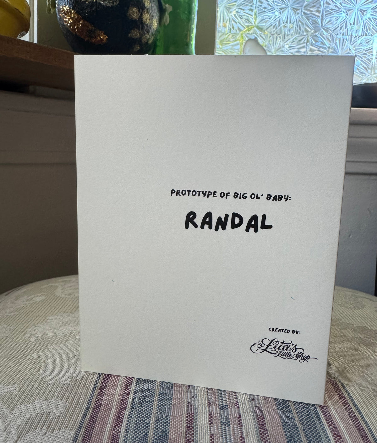 Randal greeting card