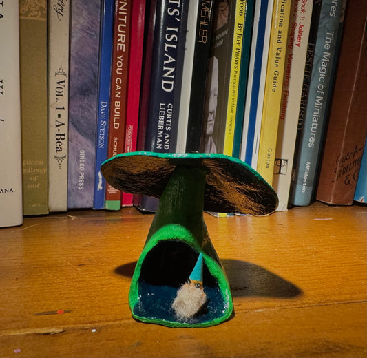 Gnome In A Mushroom