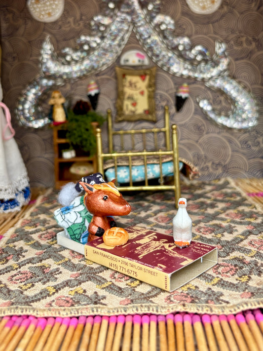 Matchbook Mini (Horse with Pigeon)