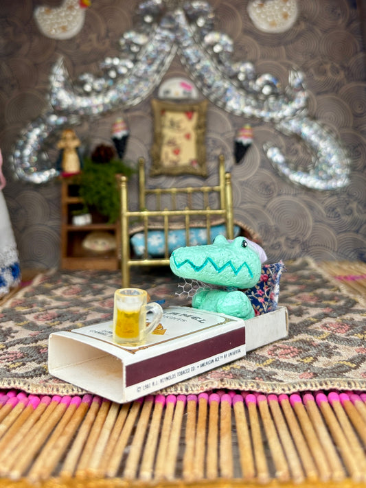 Matchbook Mini (Croissant & A Beer Gator)
