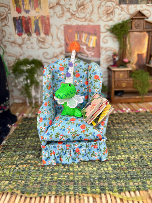 Gator in Chair